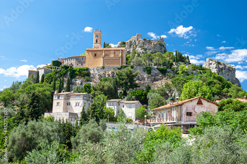 France eze house on the mountain