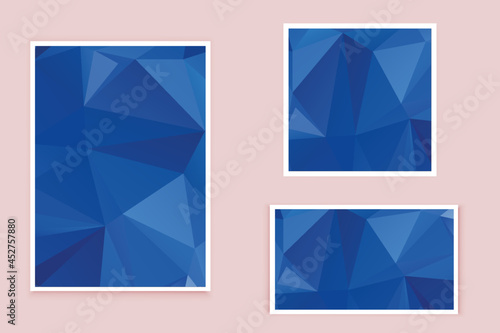 abstract textured polygonal background vector. Blurry triangle design. The pattern can be used for the background. 