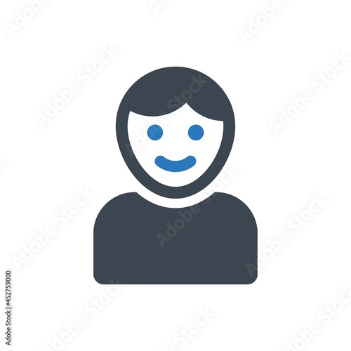 Flirts man icon