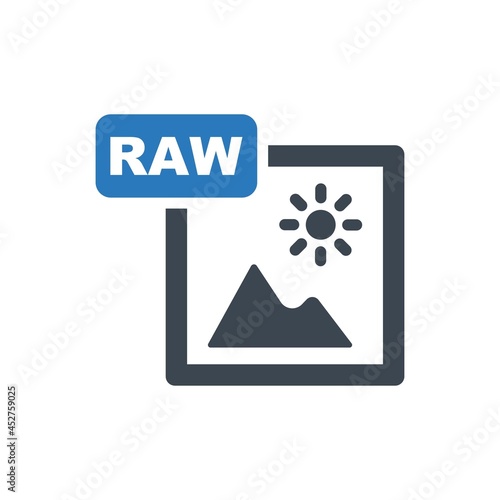 Photo raw icon