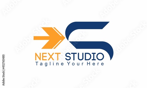 Free Download next studio concept design business logo - GFXLoad