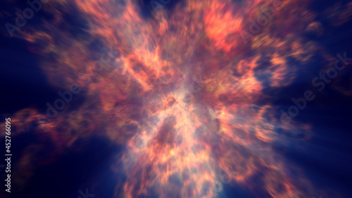 fire flame explosion in space © aleksandar nakovski