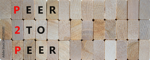 Fotografie P2P, peer to peer symbol