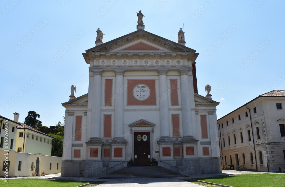 The Cathedral (Duomo di Santa Maria Assunta e San Liberale) of Castelfranco Veneto. Treviso, Italy