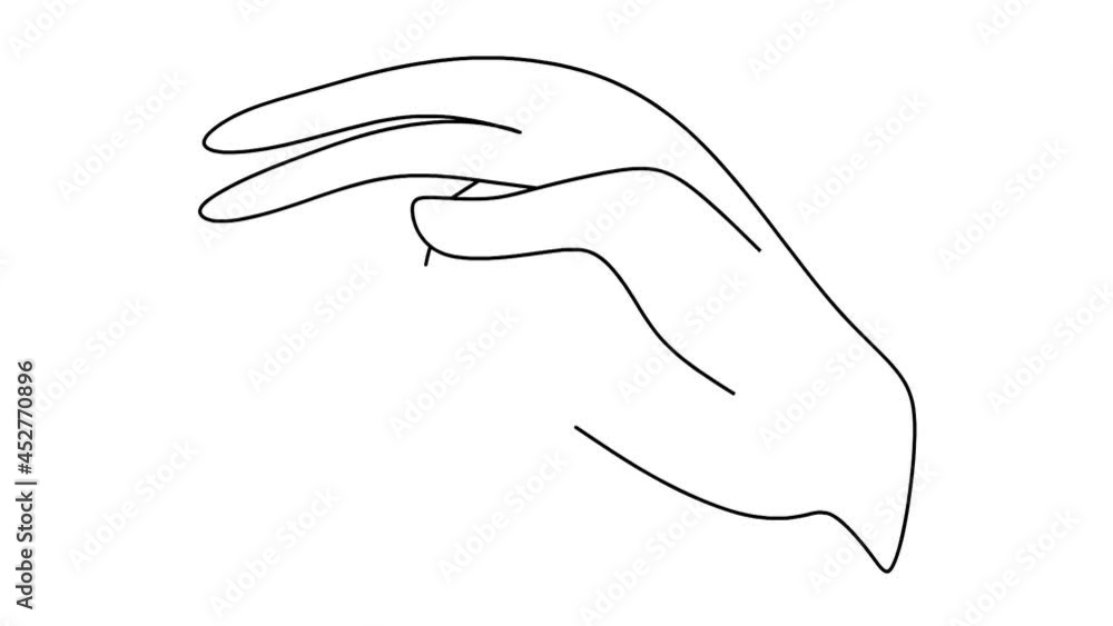 Hands line Hands line