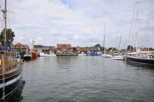 Hafen der Stadt Arnis in Schleswig-Holstein an der Schlei