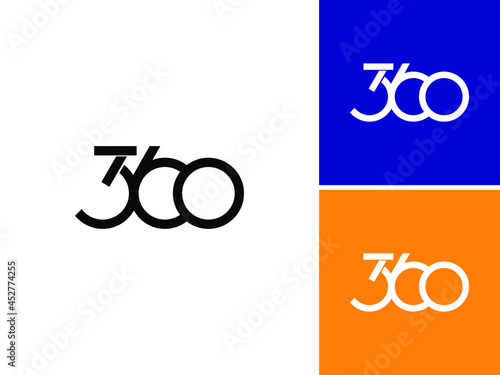 ILLUSTRATION SIMPLE 360 LOGO TEMPLATE DESIGN VECTOR