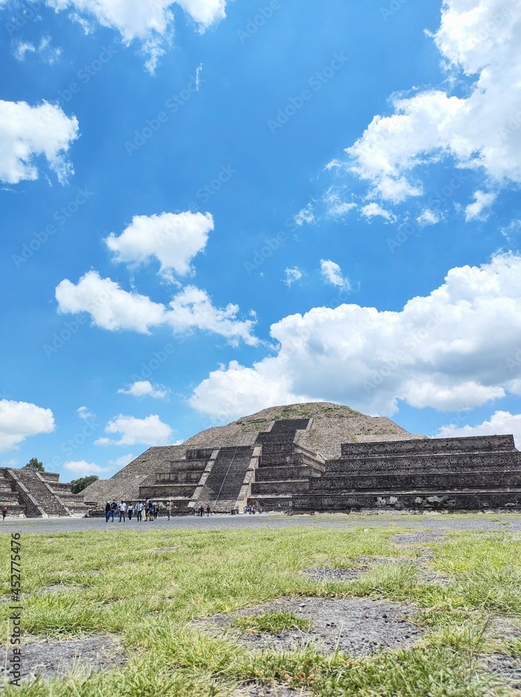 Pyramid of the moon Teotihuacan
