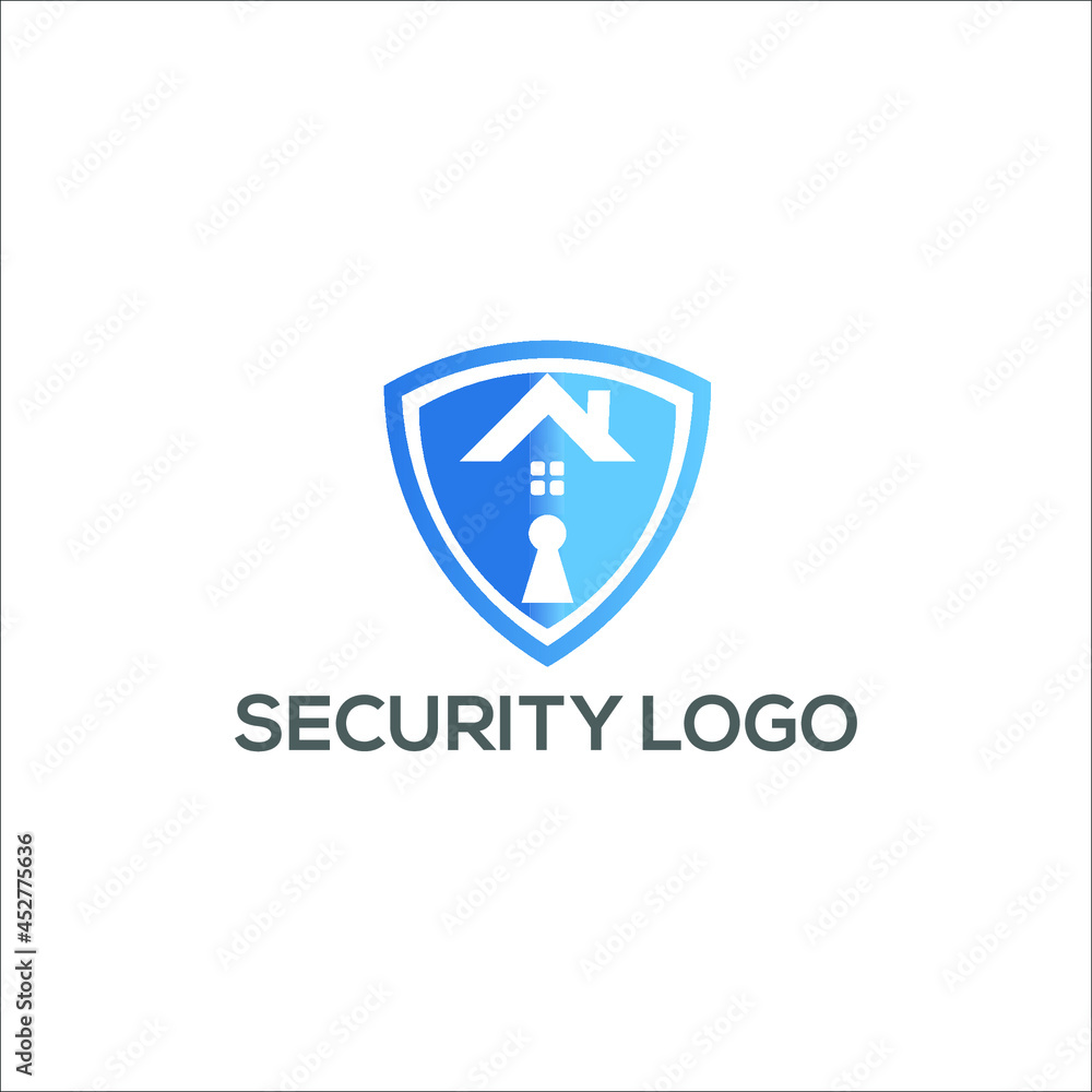 home shield security logo design template element home shield security logo design template element