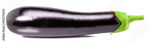 eggplant isolated on white background. Eggplant Clipping Path