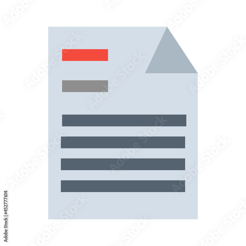 Office document business file folder vector illustration. Archive office file datum sign paper isolated white. Business document organization storage folder binder. Horizontal archive book organize