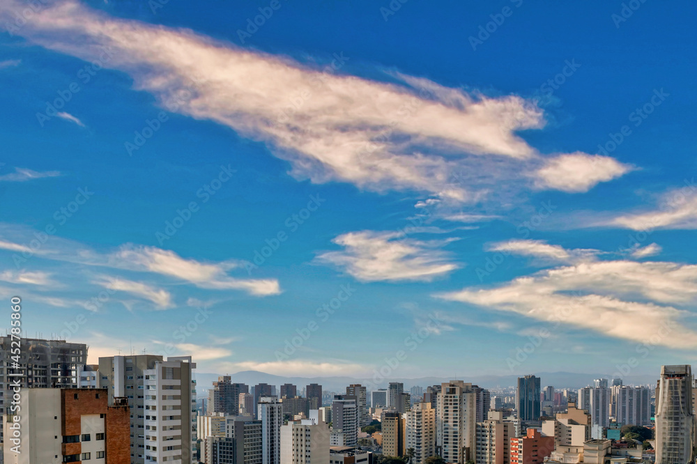 Foto aérea da cidade de São Paulo