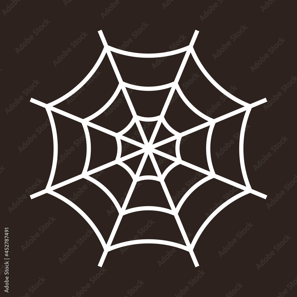 Obraz premium Spiderweb. Cobweb icon