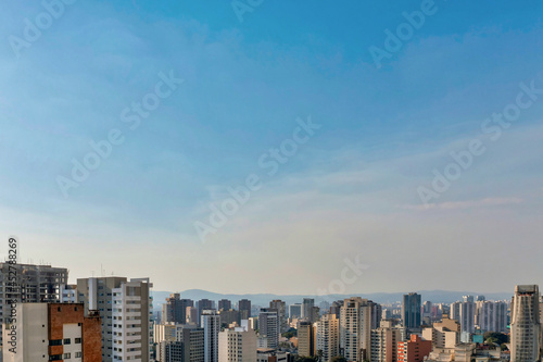 Foto a  rea da cidade de S  o Paulo