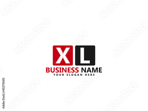 XL X&L Letter Type Logo Image, xl Logo Letter Vector Stock