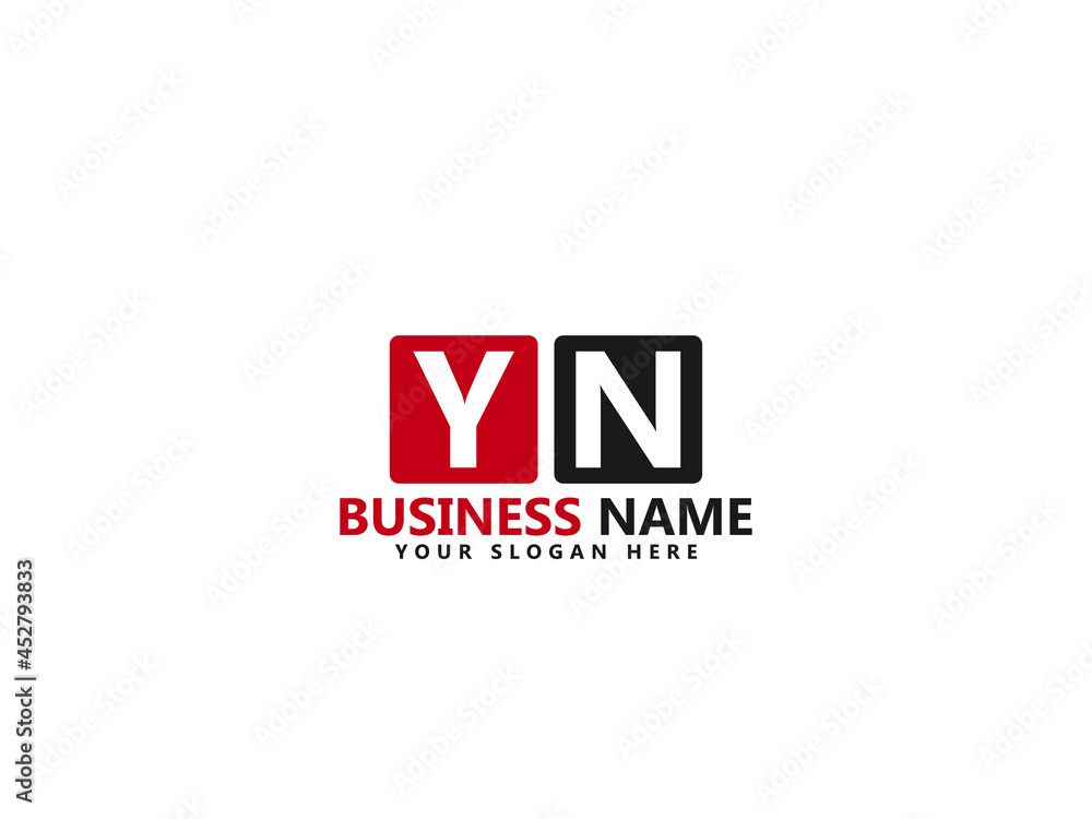 YN Y&N Letter Type Logo Image, y Logo Letter Vector Stock - obrazy, fototapety, plakaty 