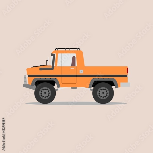 Orange Off Road Truck
