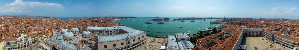 Panorama of Venice, Italy. Vacation concept.