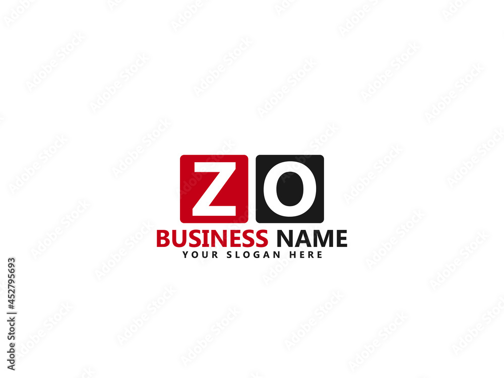 ZO Z&O Letter Type Logo Image, ZO Logo Letter Design For All Find of Business - obrazy, fototapety, plakaty 