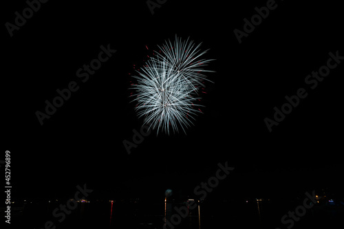 August Fireworks by the lake.