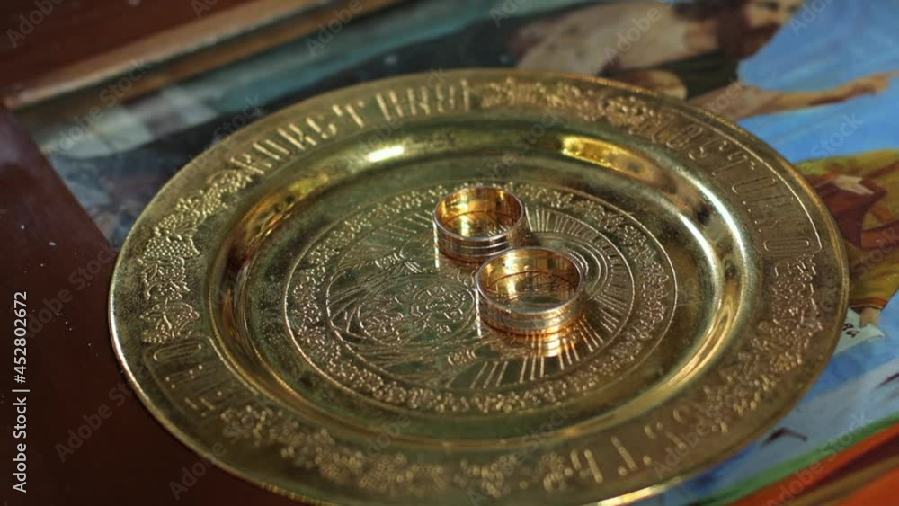 Wedding rings. In the church wedding rings. Wedding rings. In the church wedding rings.