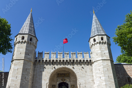 Gate of Salutation at Topkapı palota in Istanbul