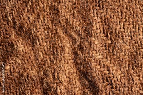 texture hand knitted wool brown background wallpaper