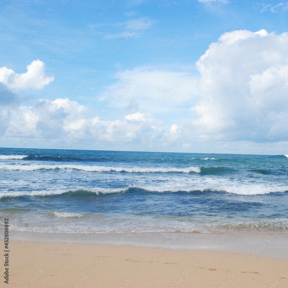 Blue sea and sky