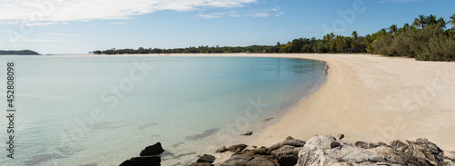 Panoramic View Of Beach at Day Time in Great Keppel Island,Queensland,Australia photo