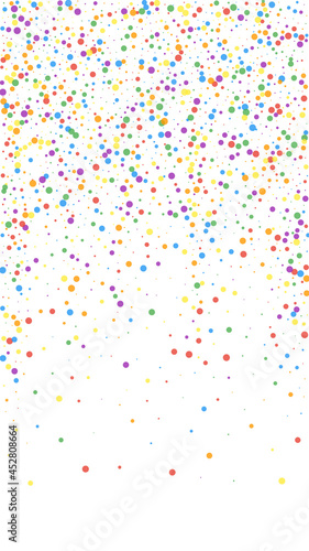 Festive beautiful confetti. Celebration stars. Col