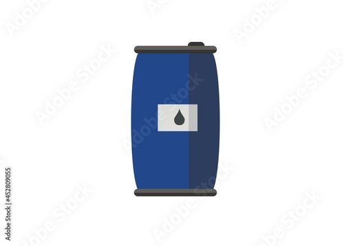 Plastic barrel drum simple icon