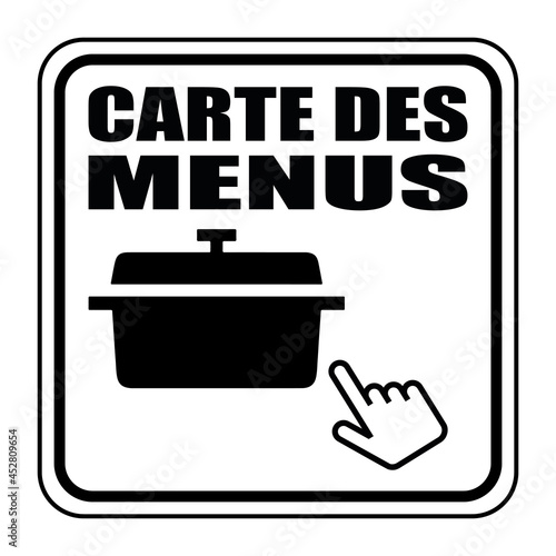 Logo carte des menus.