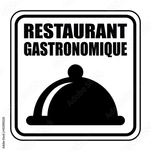 Logo restaurant gastronomique.