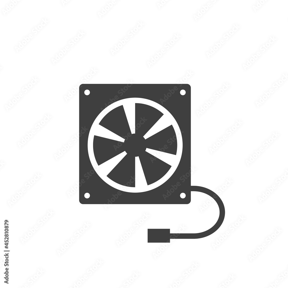 Computer Fan Vector Design Icon Computer Fan Vector Design Icon