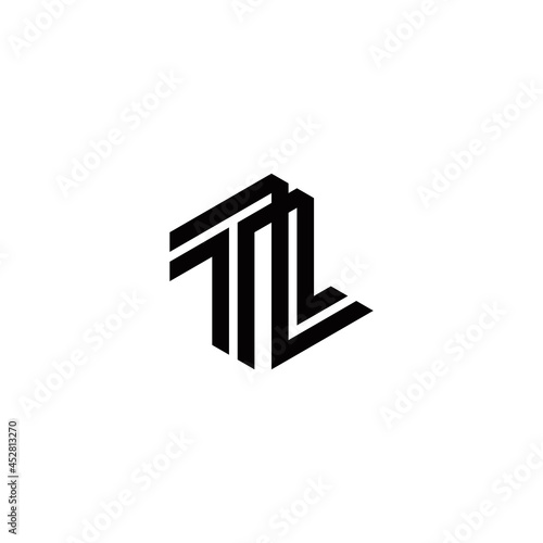 t l tl initial logo design vector template photo