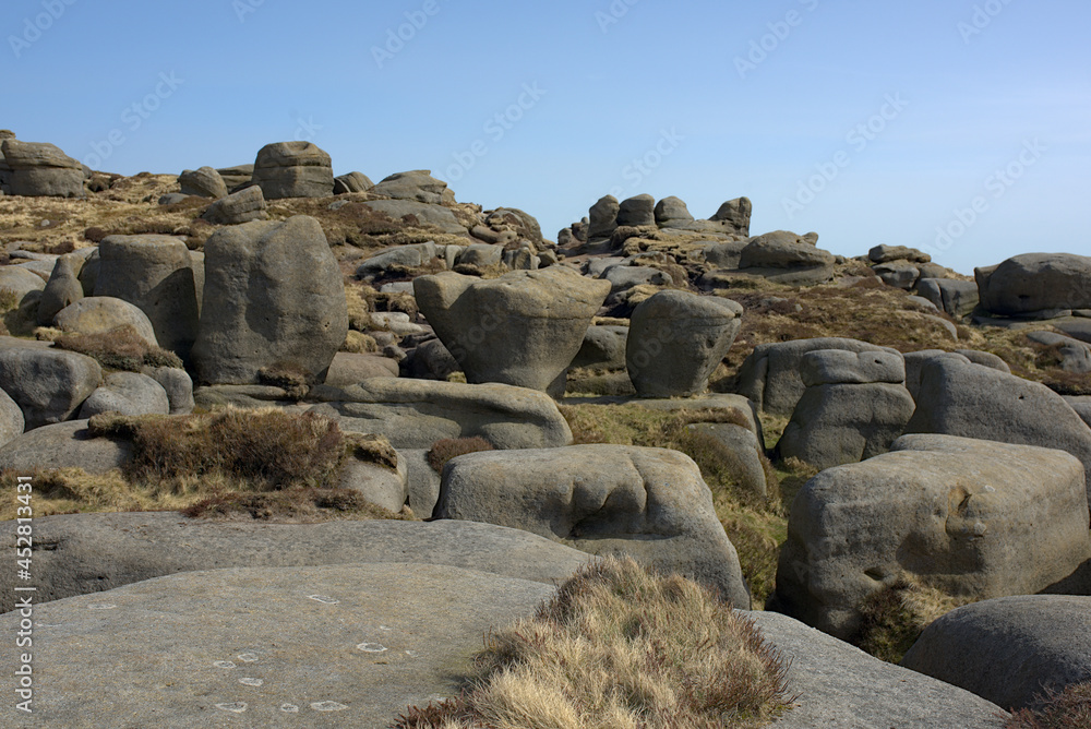 rock formations on the mountain