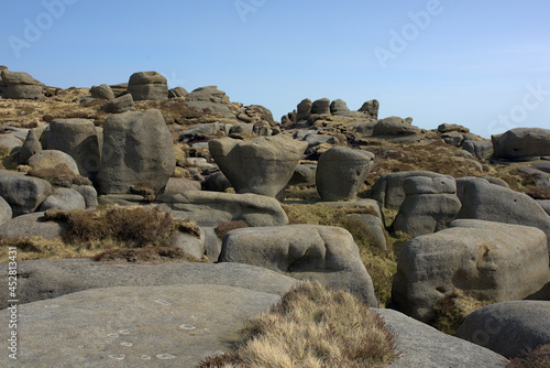 Obraz na płótnie rock formations on the mountain w salonie