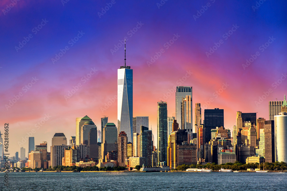 Fototapeta premium Manhattan cityscape in New York