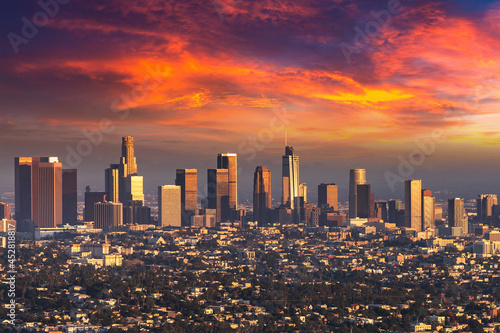 Panoramic view of Los Angeles
