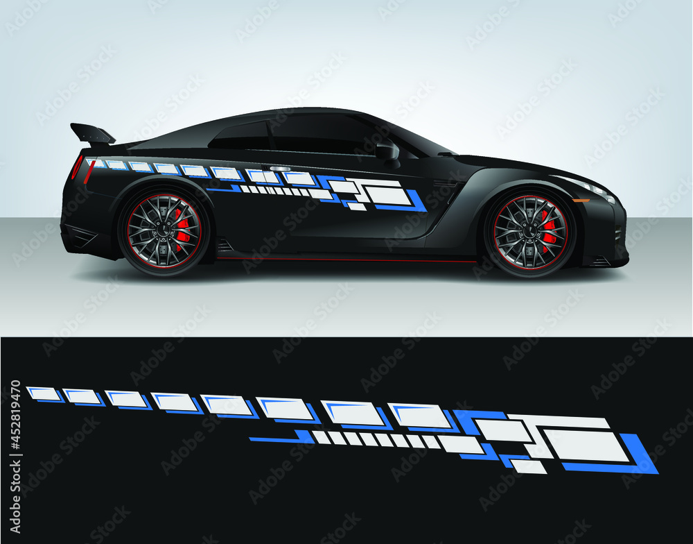 Modern Racing Decals Vinyl sticker Decals set for Car truck mini bus modify Motorcycle ...