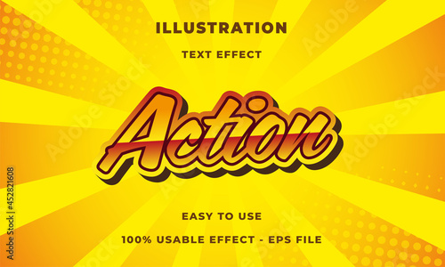 action text effect