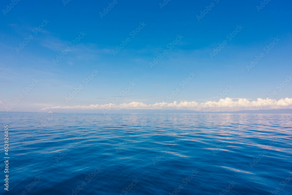 Fototapeta premium フィリピンのボホール島近くにあるカビラオ島でダイビングしている風景 Scenery of diving in Cabilao Island, near Bohol Island, Philippines. 