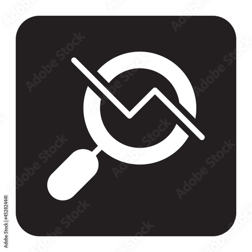 search graph glyph icon photo