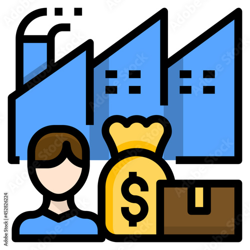 resources line icon