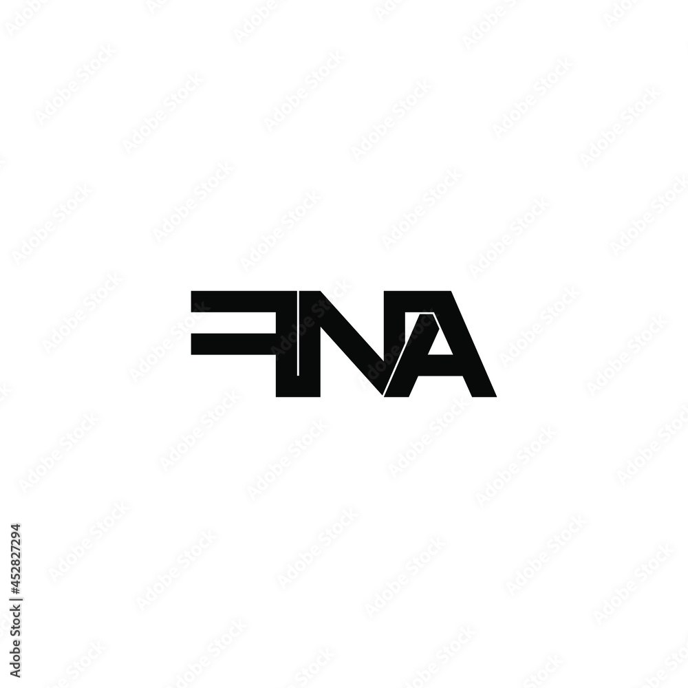 fna initial letter monogram logo design fna initial letter monogram logo design