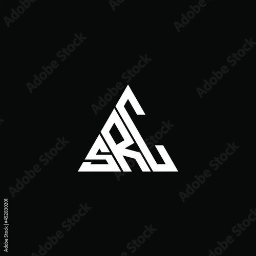 SRC letter logo creative design. SRC unique design photo