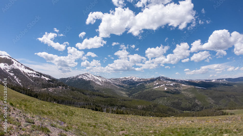 Wide Angle Landscape, Yellowstone National Park
