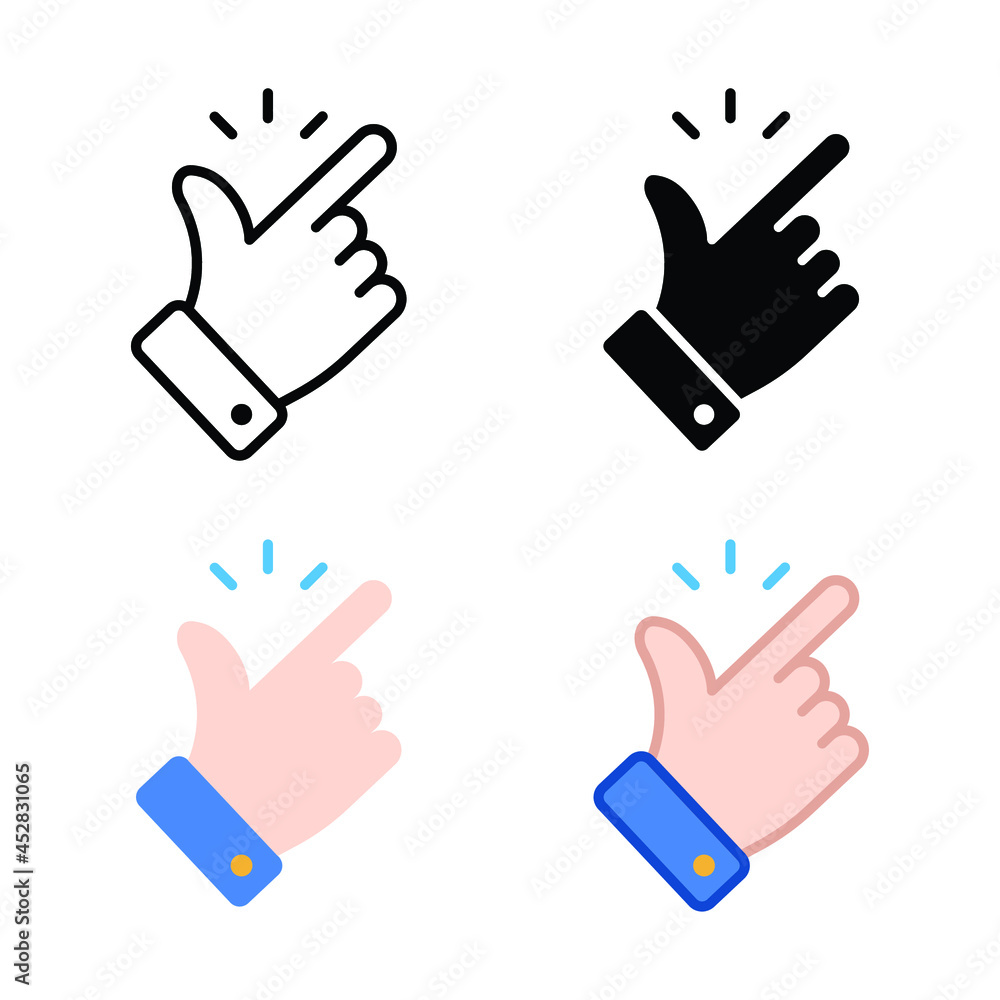 Easy icon. Simple outline, solid, flat style. Nice, pictogram, good, finger, hand, safe, click, symbol, design, like, arm, positive concept. Vector illustration isolated on white background. EPS 10 Easy icon. Simple outline, solid, flat style. Nice, pictogram, good, finger, hand, safe, click, symbol, design, like, arm, positive concept. Vector illustration isolated on white background. EPS 10