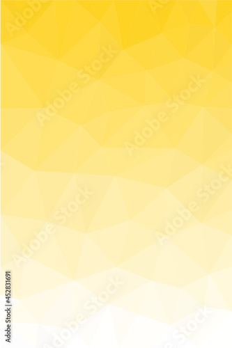 The dynamic yellow gradation abstract triangle vector, for cover design and background illustration 
