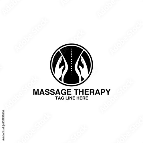 massage rehabilitation therapist relaxation vector